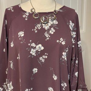 New Large Papermoon Larie Tie Sleeve Top